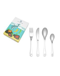 Children's cutlery 4-pcs Sea life s/s