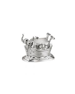 Music box Noah's Ark silver colour