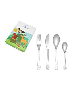 Children's cutlery 4pcs Forest animals s/s
