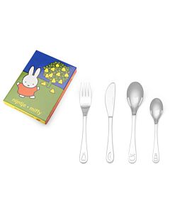Children's cutlery 4-pcs Miffy fruit s/s