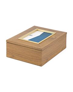 Photo box Marseille brown/gold coloured