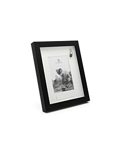 Photo frame+ash holder 10x15 pp black