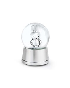 Snow globe+music box Miffy+engrav plate sp/l