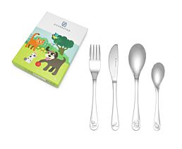 Children's cutlery 4-pcs Pets s/s