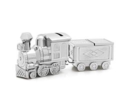 Money/tooth box Locomotive silver colour