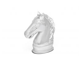 Money box Horse silver colour