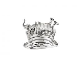 Music box Noah's Ark silver colour