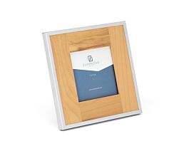 Photo frame Orléans 7x7 maple wood/silver colour