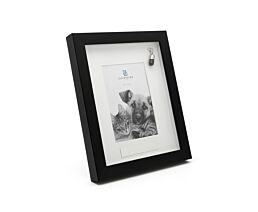 Photo frame+ash holder 10x15 pp black