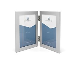 Photo frame Nevada 2x 10x15 aluminium