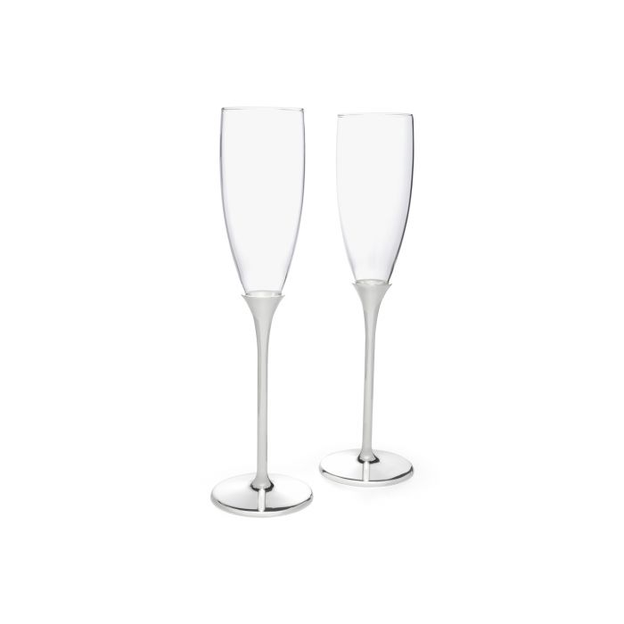 Silver champagne 2025 glasses