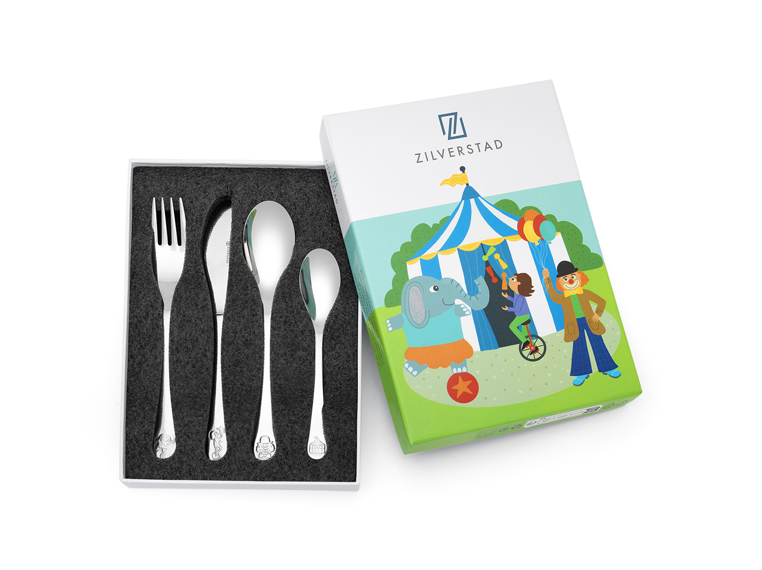 Children's cutlery 4-pcs Circus